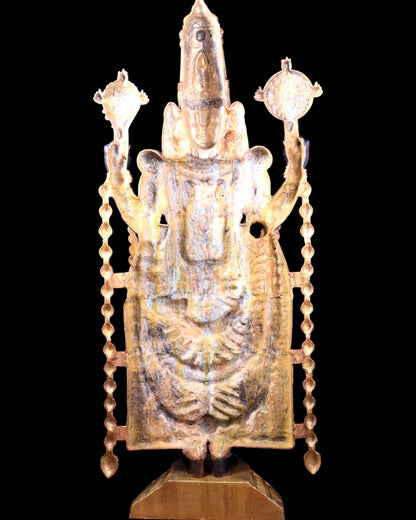 Brass Tirupati Balaji Statue 69 inch