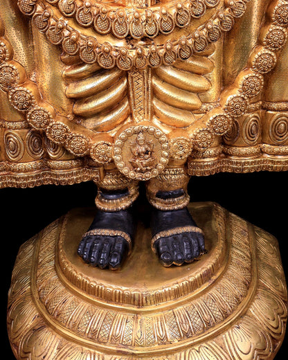 Brass Tirupati Balaji Statue 69 inch