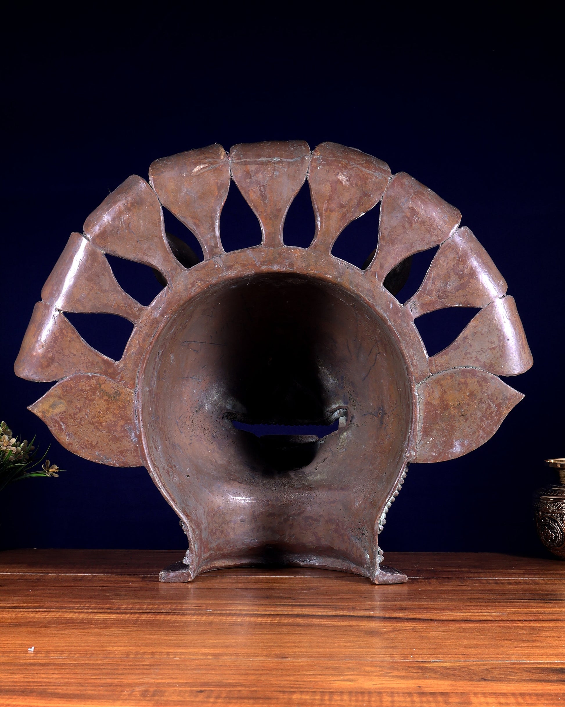 Varaha Panjurli Face – Vintage Bronze Handcrafted Sculpture | Lost Wax Casting 18 inch large