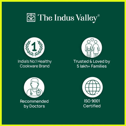 Super Smooth Cast Iron Tawa,Pre-seasoned, Nonstick, 100% Pure, Toxin-free, Induction, 28/30.5cm, 2.8/2.9kg