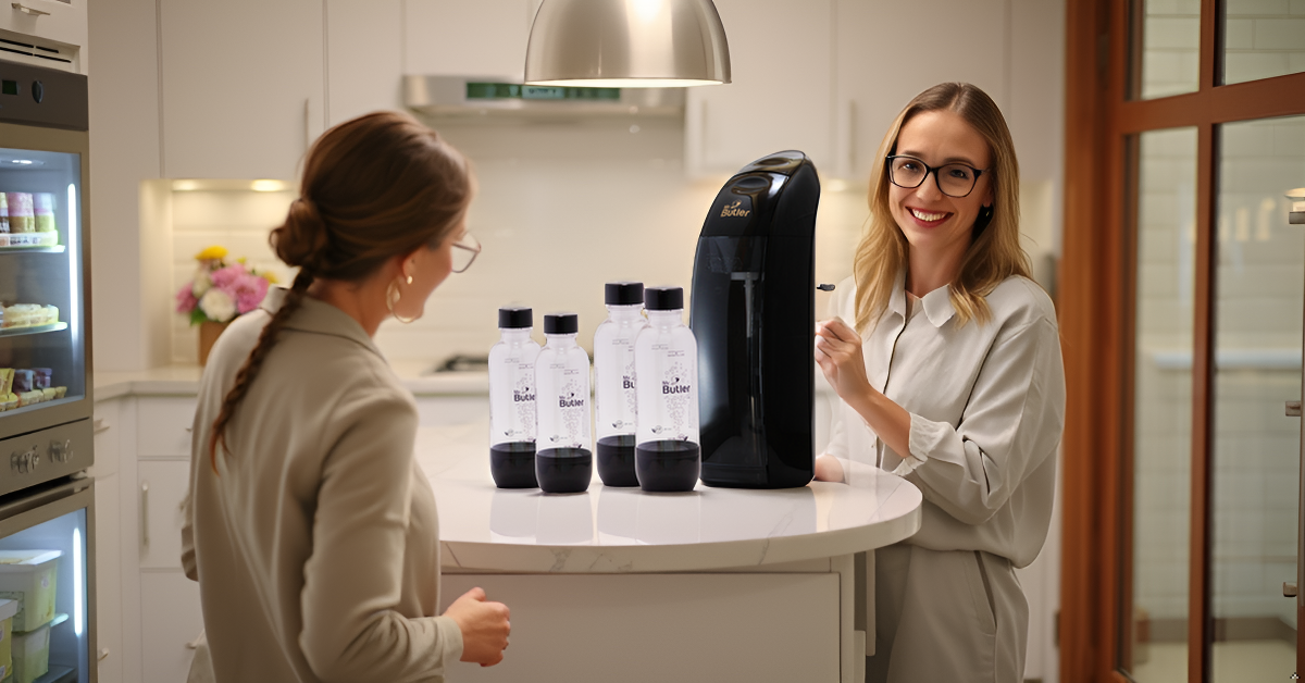 Italia Sodamaker – Jumbo Pack with 2 cylinders and 4 PET Bottles