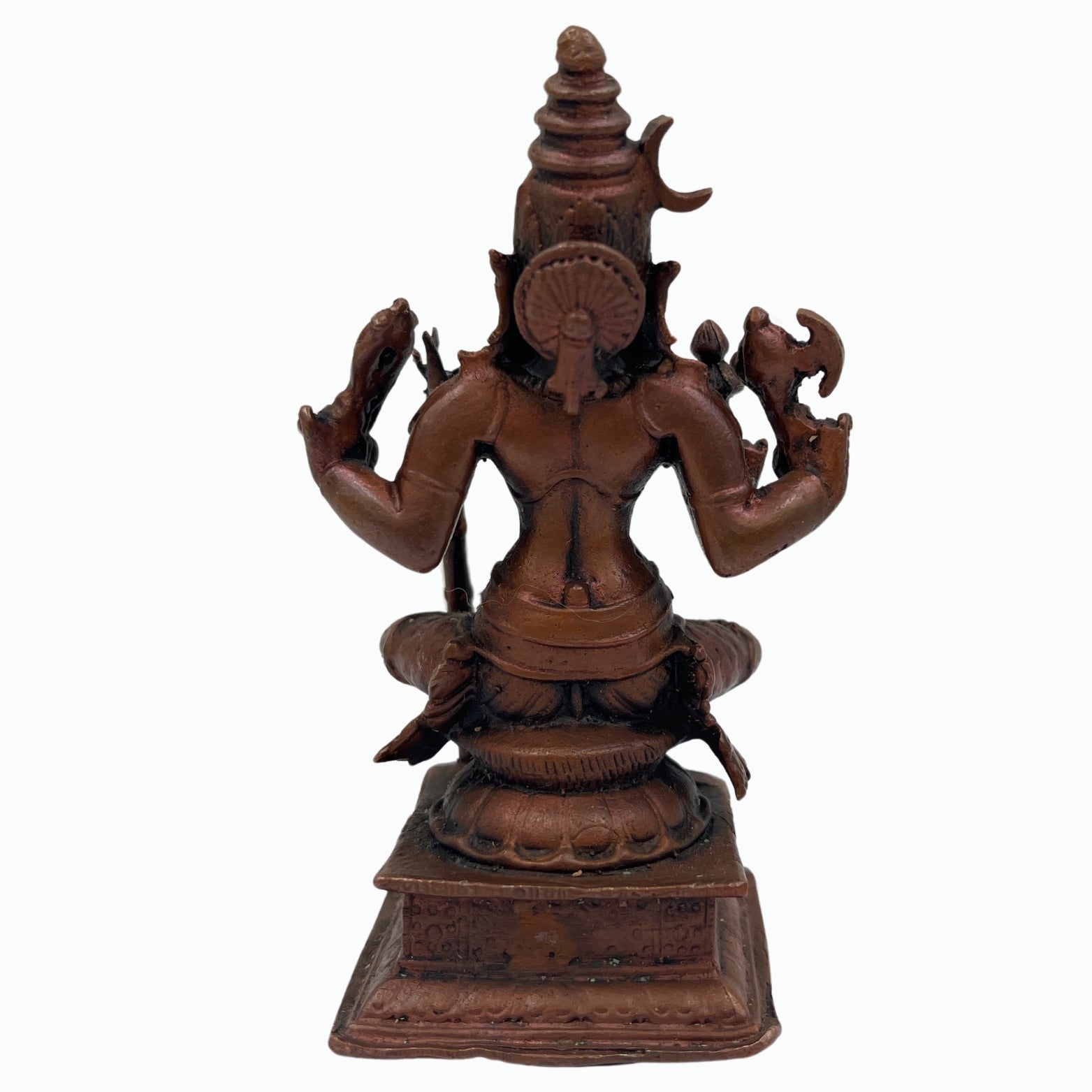 Bhunes Copper Raja Rajeshvari Idols, Rajarajeshwari Silai, Tripura Sundari Ji Ki Murti, Lalita Devi, Kamakshi, Meenakshi,Gold, 4 Inch, 1 Piece