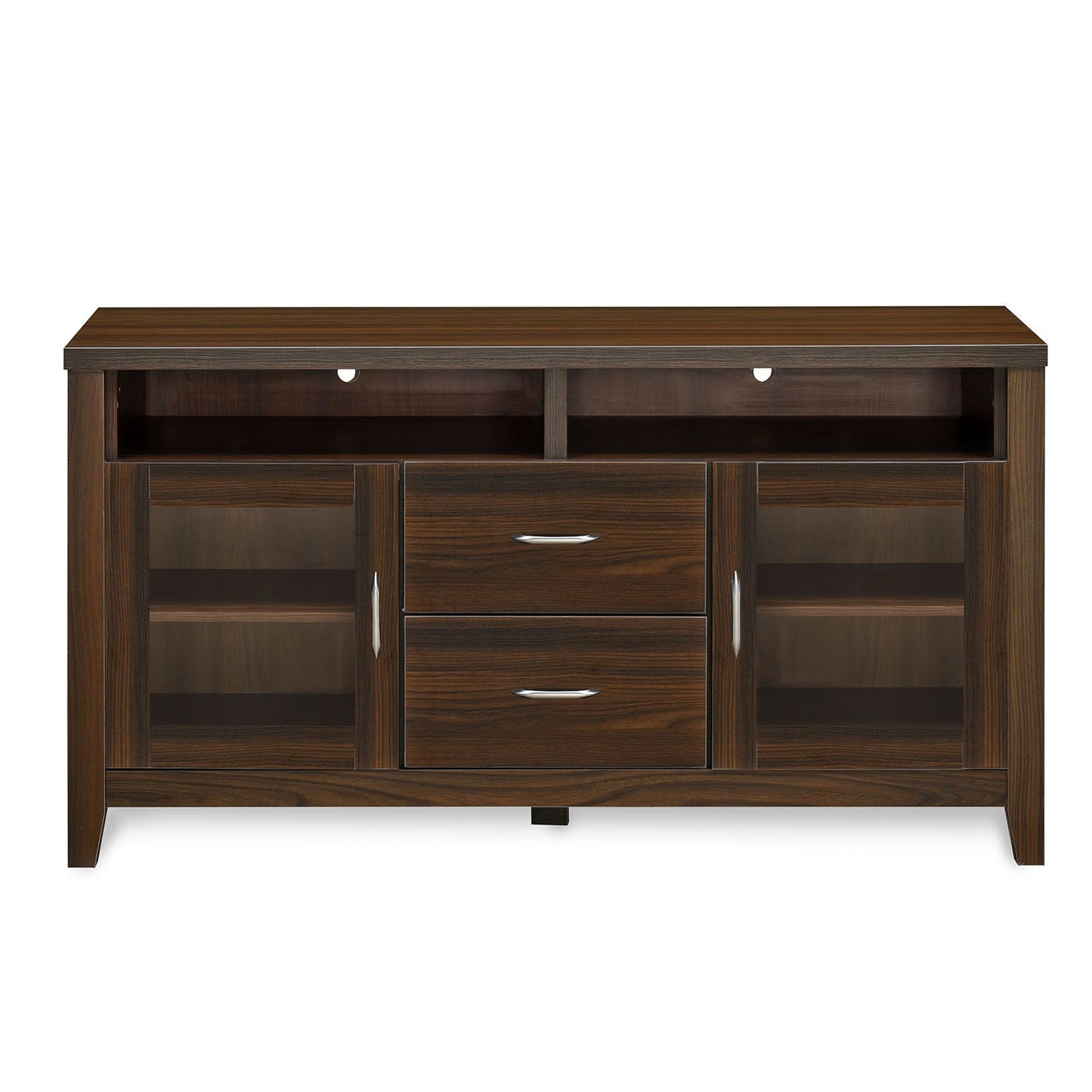 Nilkamal Jonas Engineered Wood TV & Entertainment Unit (Classic Walnut)
