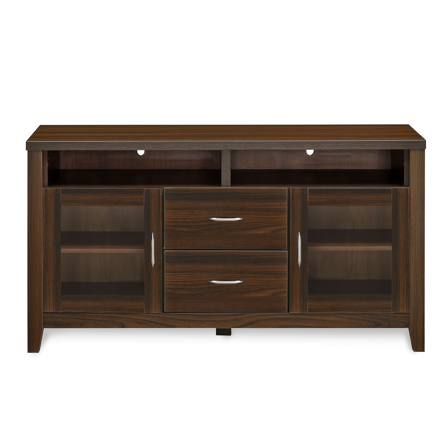 Nilkamal Jonas Engineered Wood TV & Entertainment Unit (Classic Walnut)