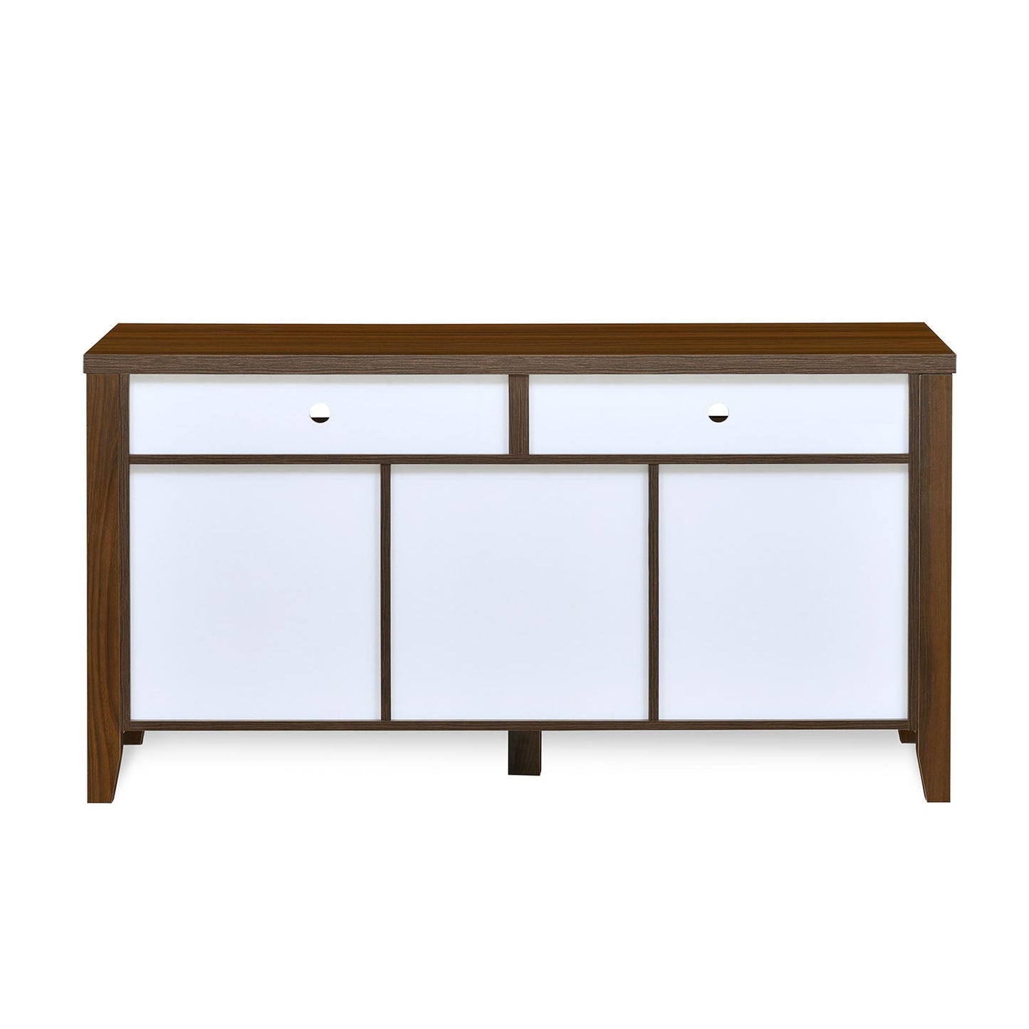 Nilkamal Jonas Engineered Wood TV & Entertainment Unit (Classic Walnut)