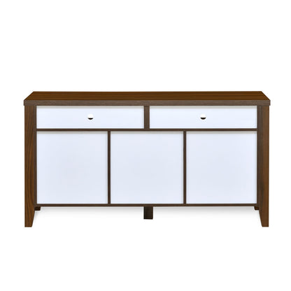 Nilkamal Jonas Engineered Wood TV & Entertainment Unit (Classic Walnut)