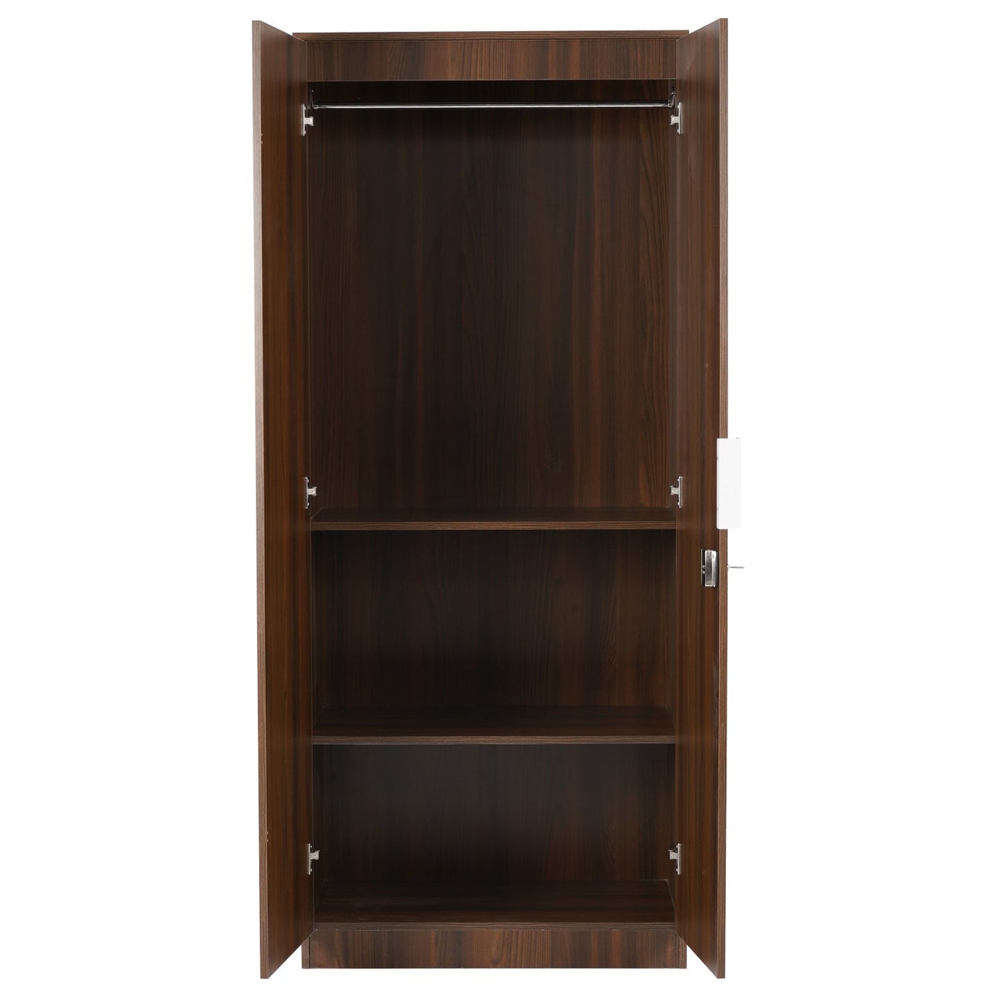 Nilkamal Joyce 2 Door Wardrobe (Classic Walnut)