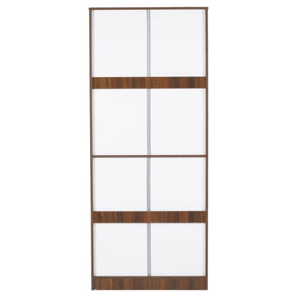 Nilkamal Joyce 2 Door Wardrobe (Classic Walnut)