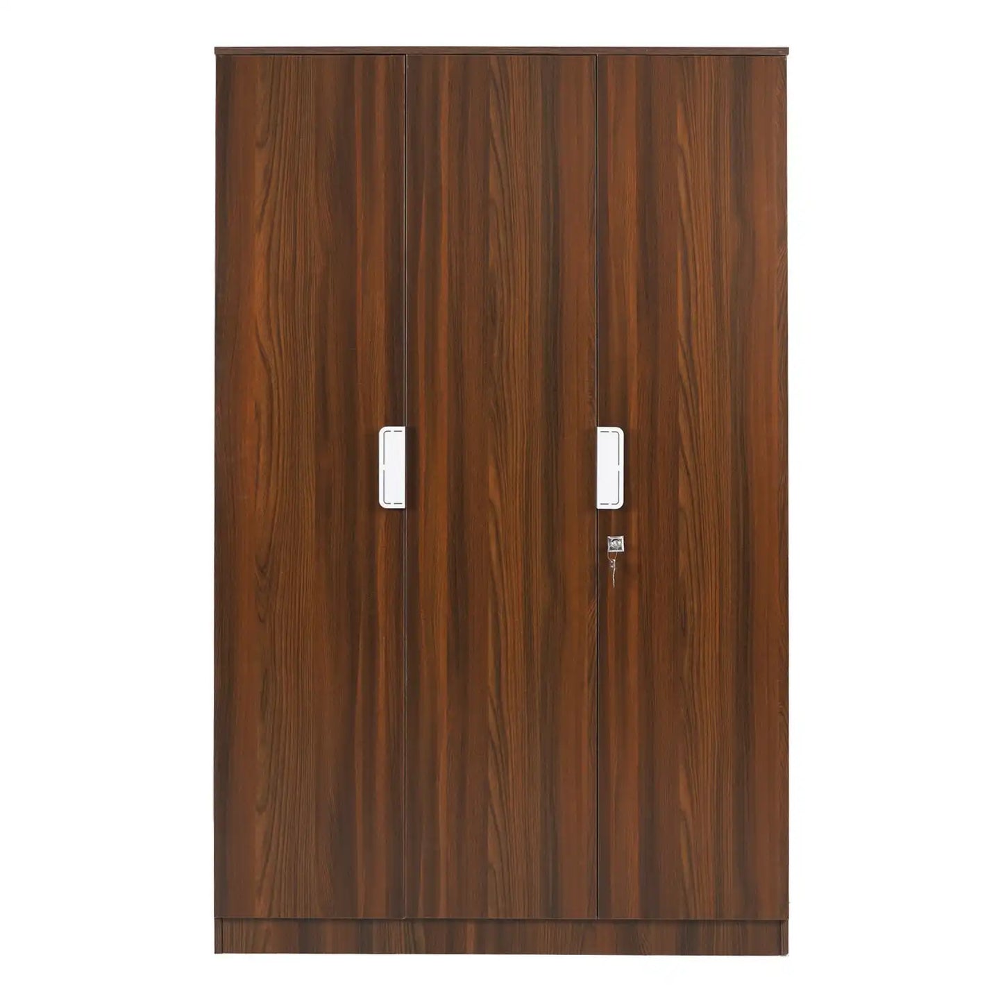 Nilkamal Joyce 3 Door Wardrobe (Classic Walnut)