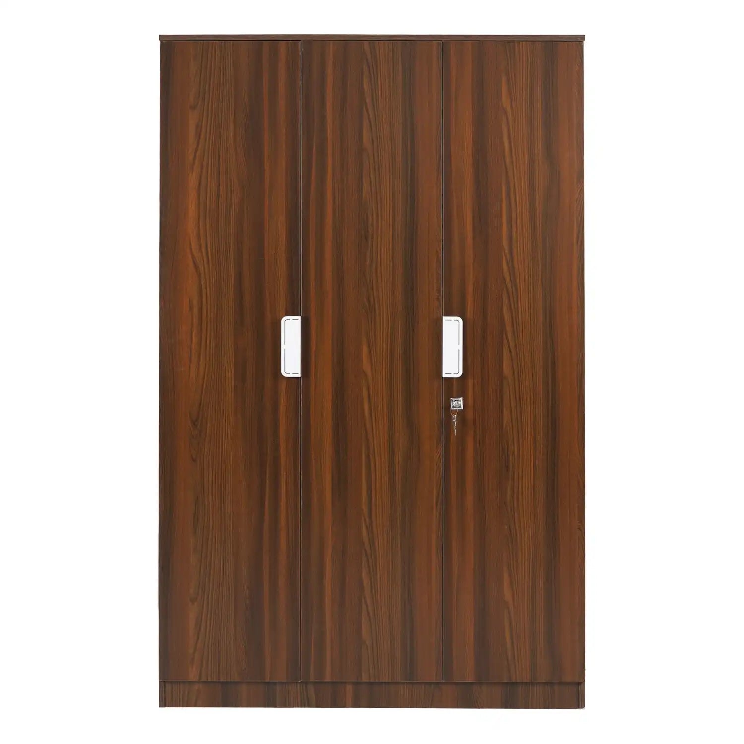Nilkamal Joyce 3 Door Wardrobe (Classic Walnut)