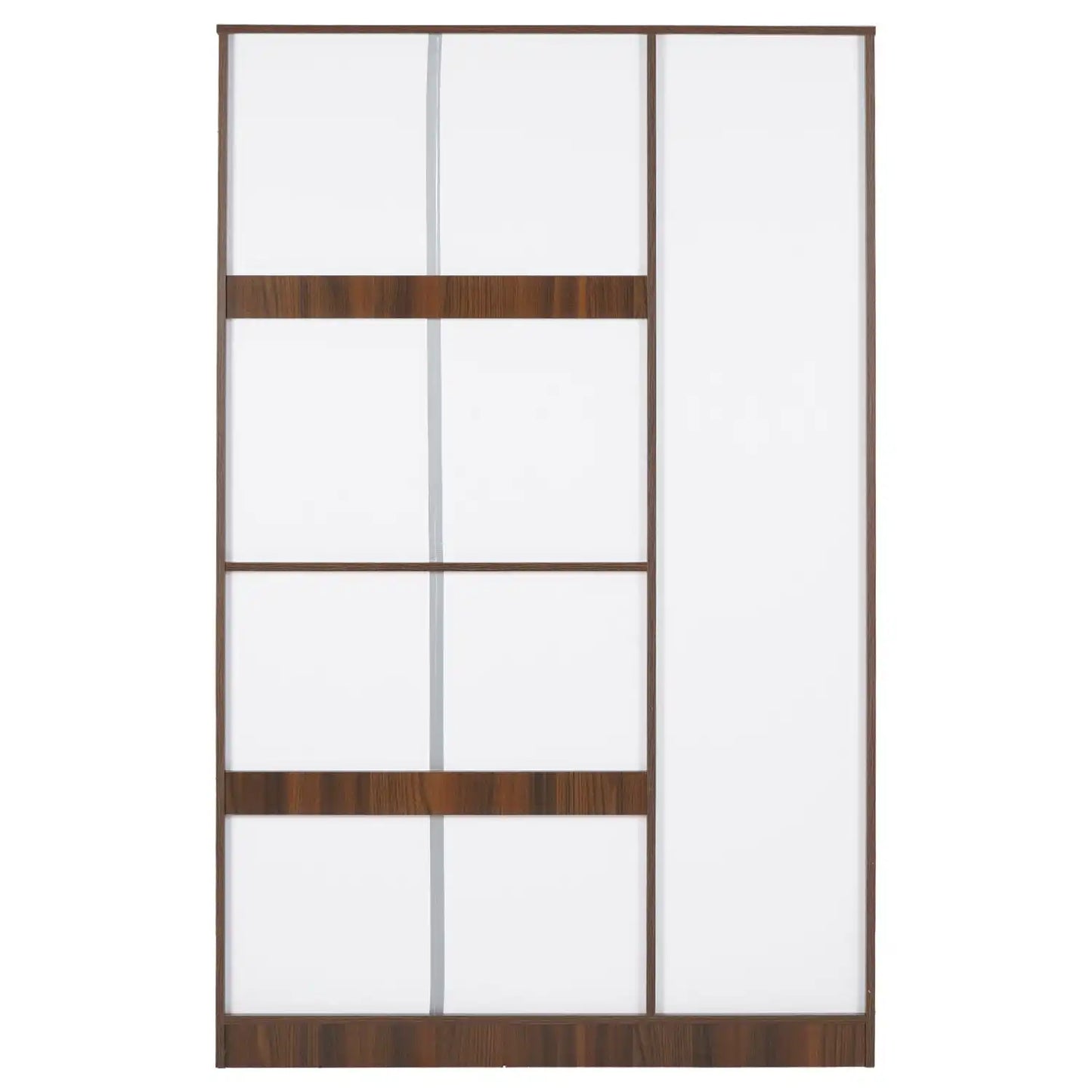 Nilkamal Joyce 3 Door Wardrobe (Classic Walnut)
