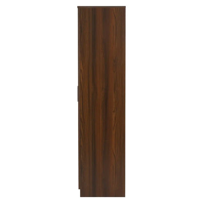 Nilkamal Joyce 4 Door Wardrobe (Classic Walnut)