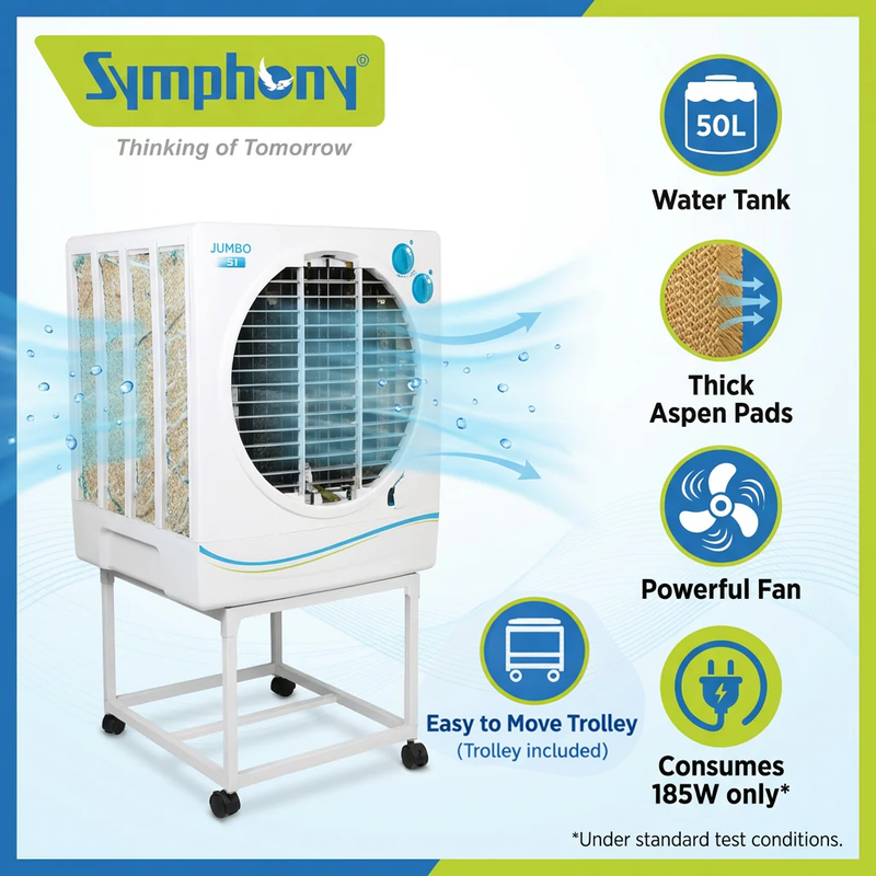 Jumbo 51 with Trolley | Desert Air Cooler