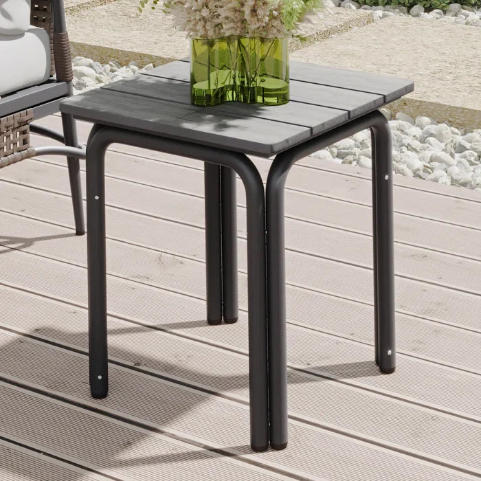 Belinda Outdoor Patio Seating Set 2 Chairs and 1 Table Set (Dark Brown)