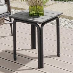 Belinda Outdoor Patio Seating Set 2 Chairs and 1 Table Set (Dark Brown)