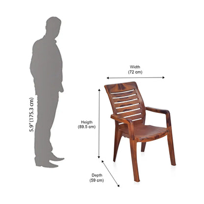 Nilkamal CHR2180 Plastic Arm Chair