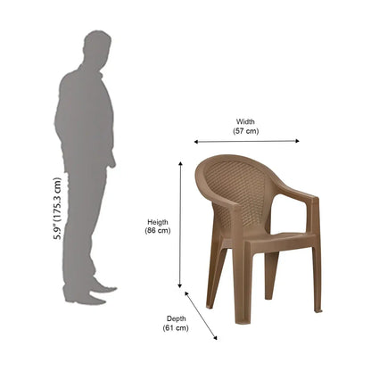 Nilkamal Exotica Plastic Arm Chair
