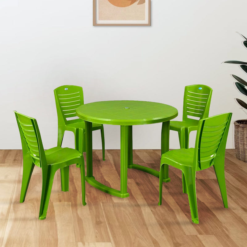 Nilkamal Meridian 1 + 4 Chairs Plastic Dining Set