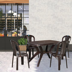 Nilkamal Shahenshah Kross 4 Seater Dining Set