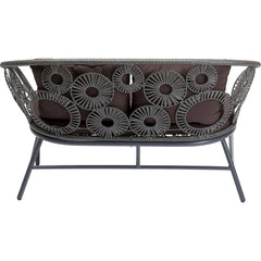 Scott Outdoor Sofa Set 2 Seater, 1 Single Seater and 1 Center Table Set (Dark Brown)