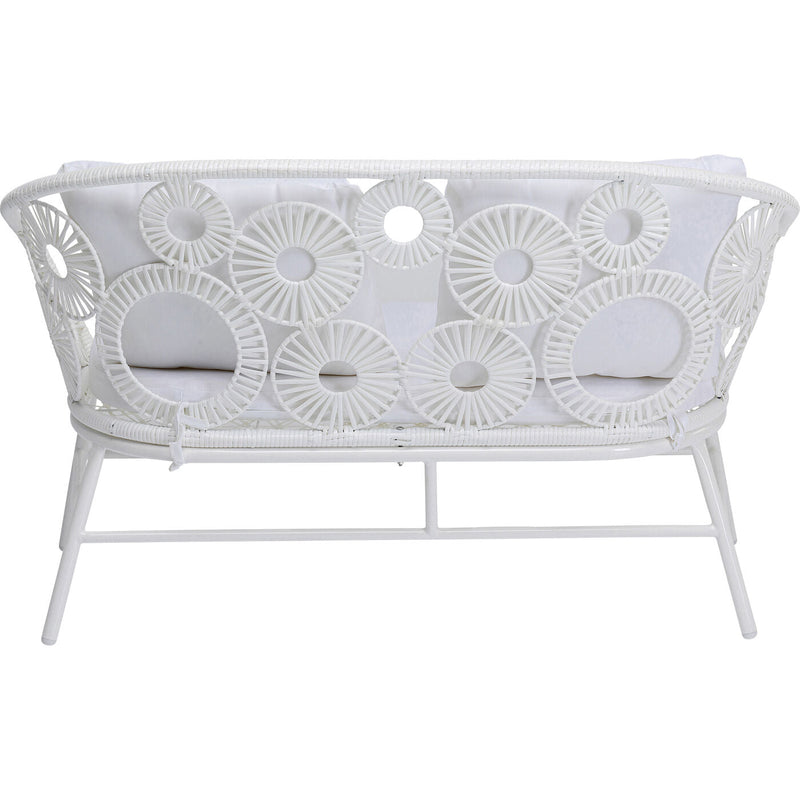 Marsh Outdoor Sofa Set 2 Seater, 1 Single Seater and 1 Center Table Set (White)