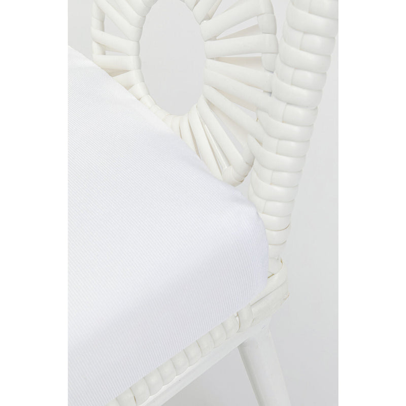 Alban Outdoor Garden Balcony Single Seater Sofa (White)