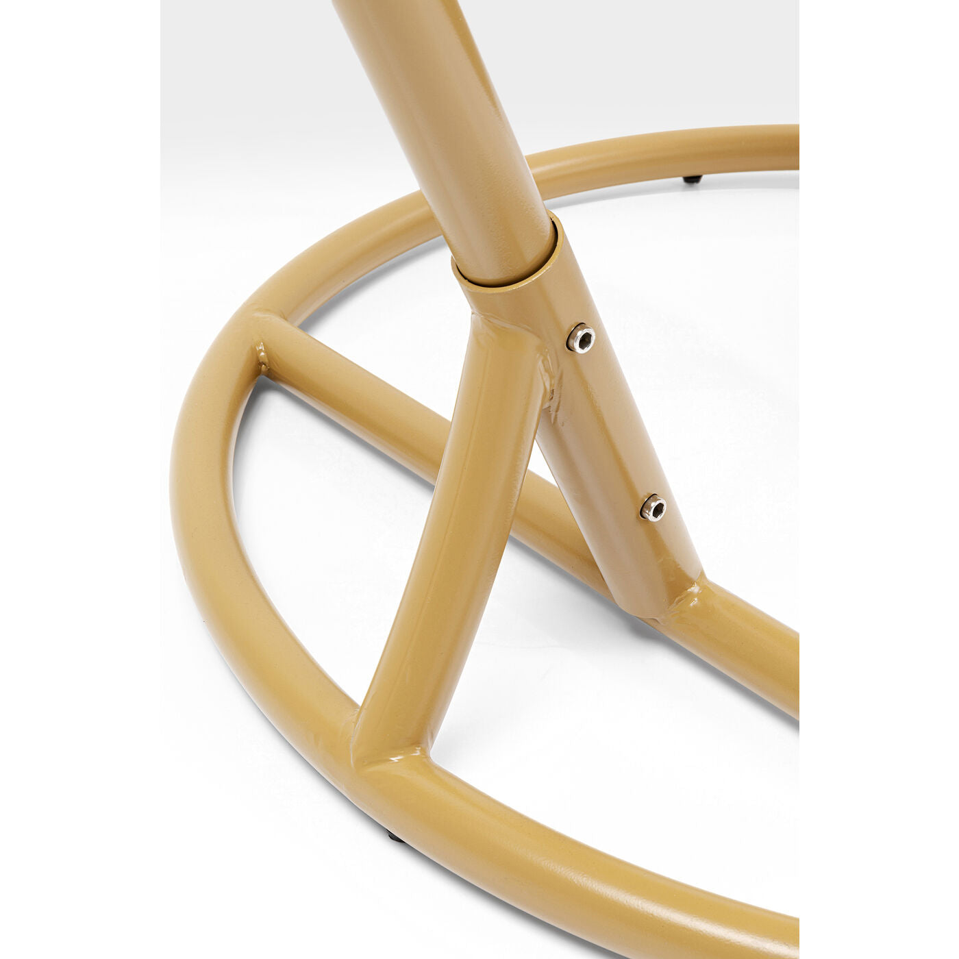 Ajax Single Seater Hanging Swing With Stand For Balcony , Garden (Khaki)