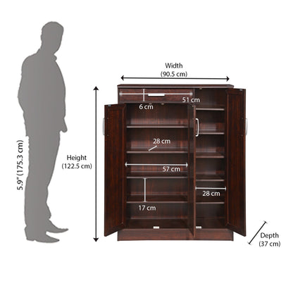 Nilkamal Kingsley Shoe Cabinet