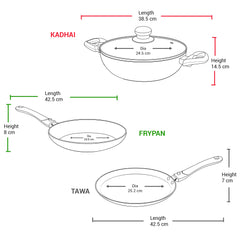 Kitchen Pride Cookware Set (Milton Procook)