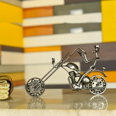 Metal Motorbike With Rider (5 Inch)
