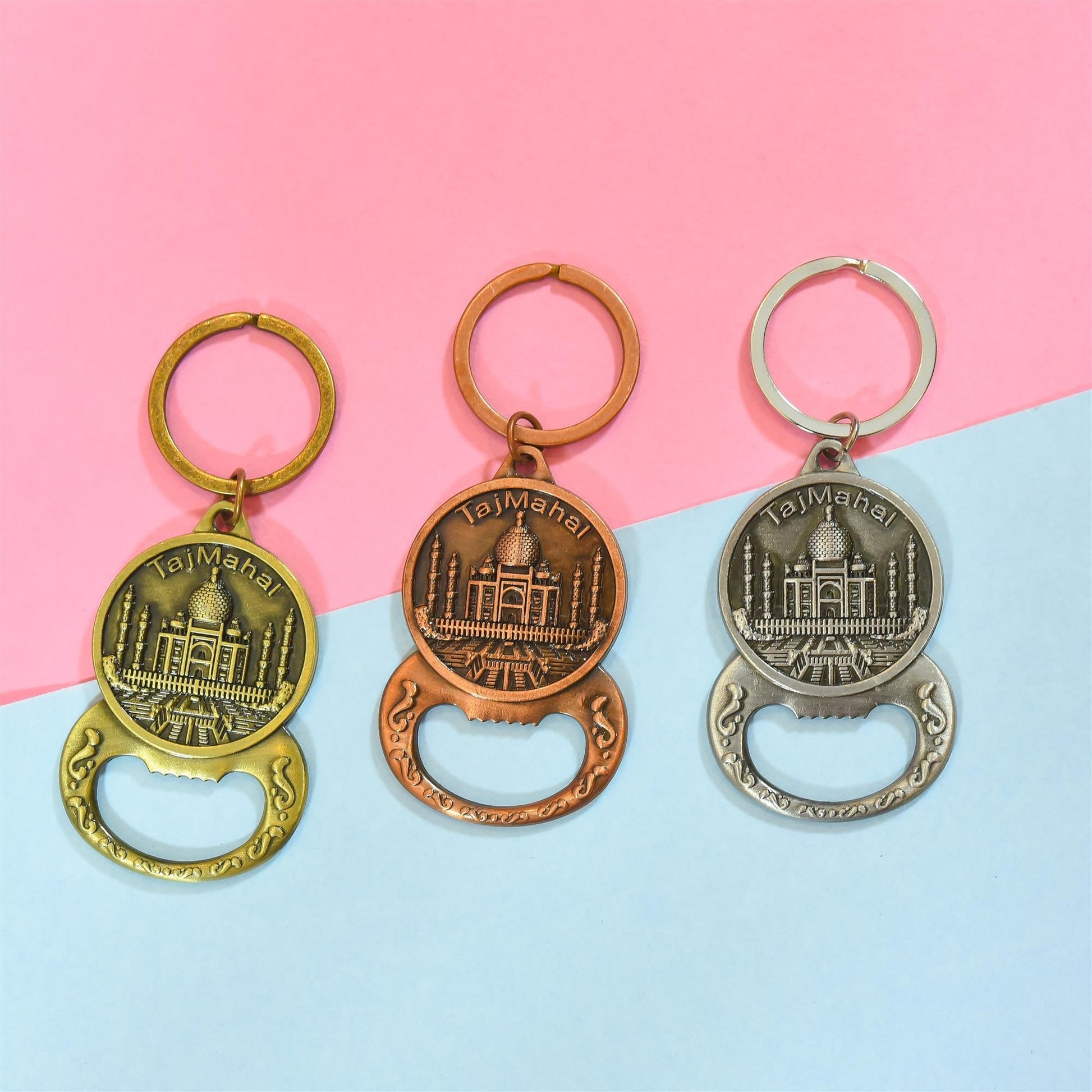 Tajmahal Keychain Pack Of Three (3.5 Inch)