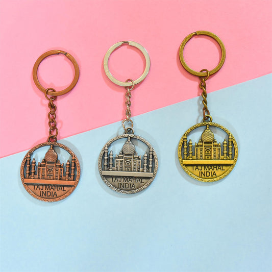 Tajmahal Keychain Pack Of Three (3.5 Inch)