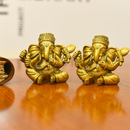 Polyresin Lord Ganesha Idol (3 Inch)