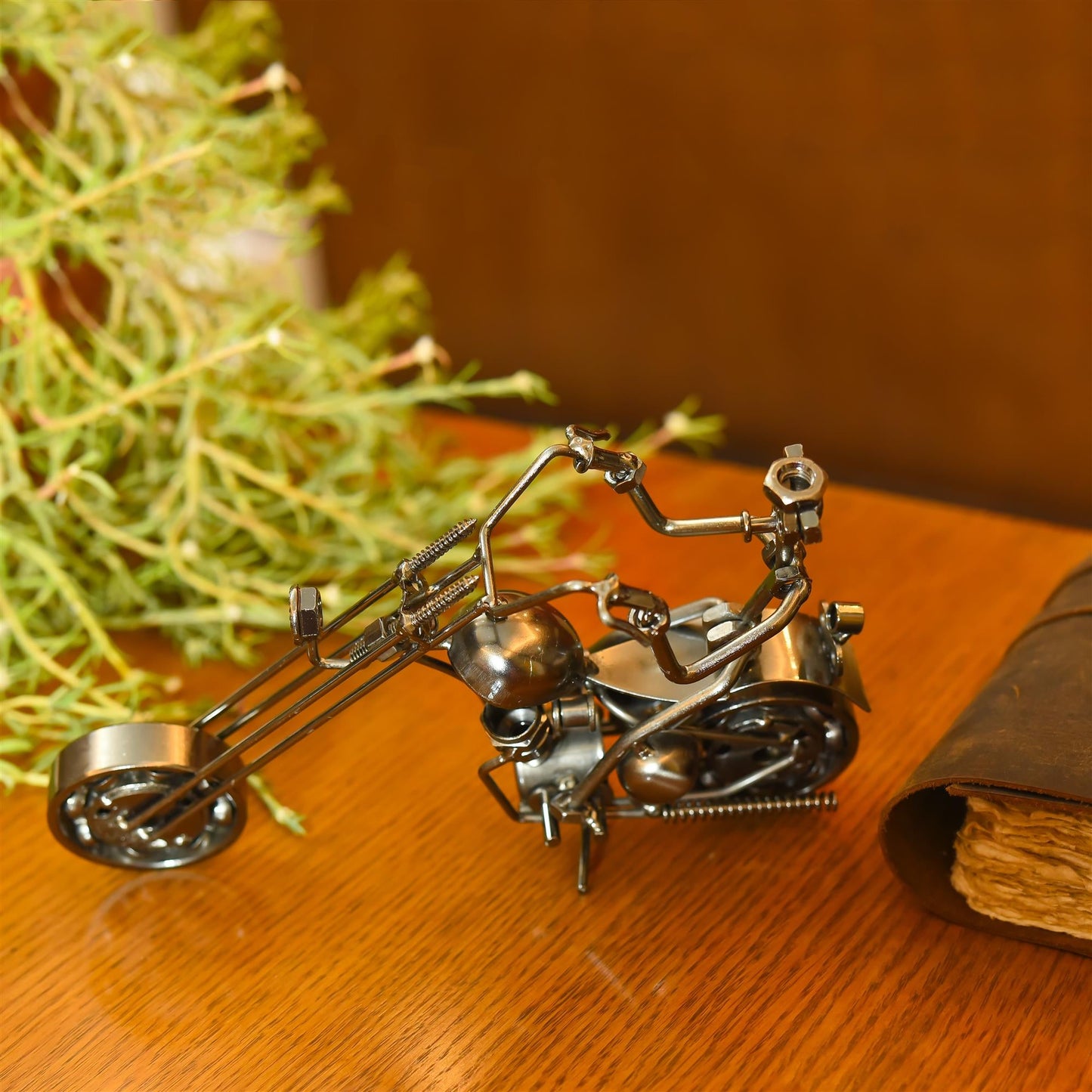 Metal Motorbike With Rider (5 Inch)