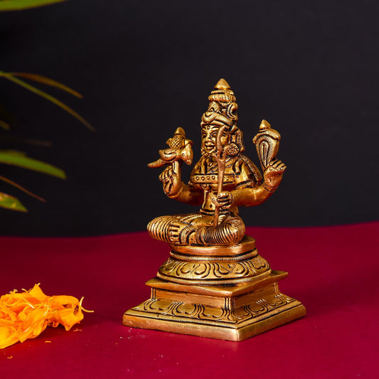 Brass Rajarajeshwari Devi Superfine Idol (4.5 Inch)