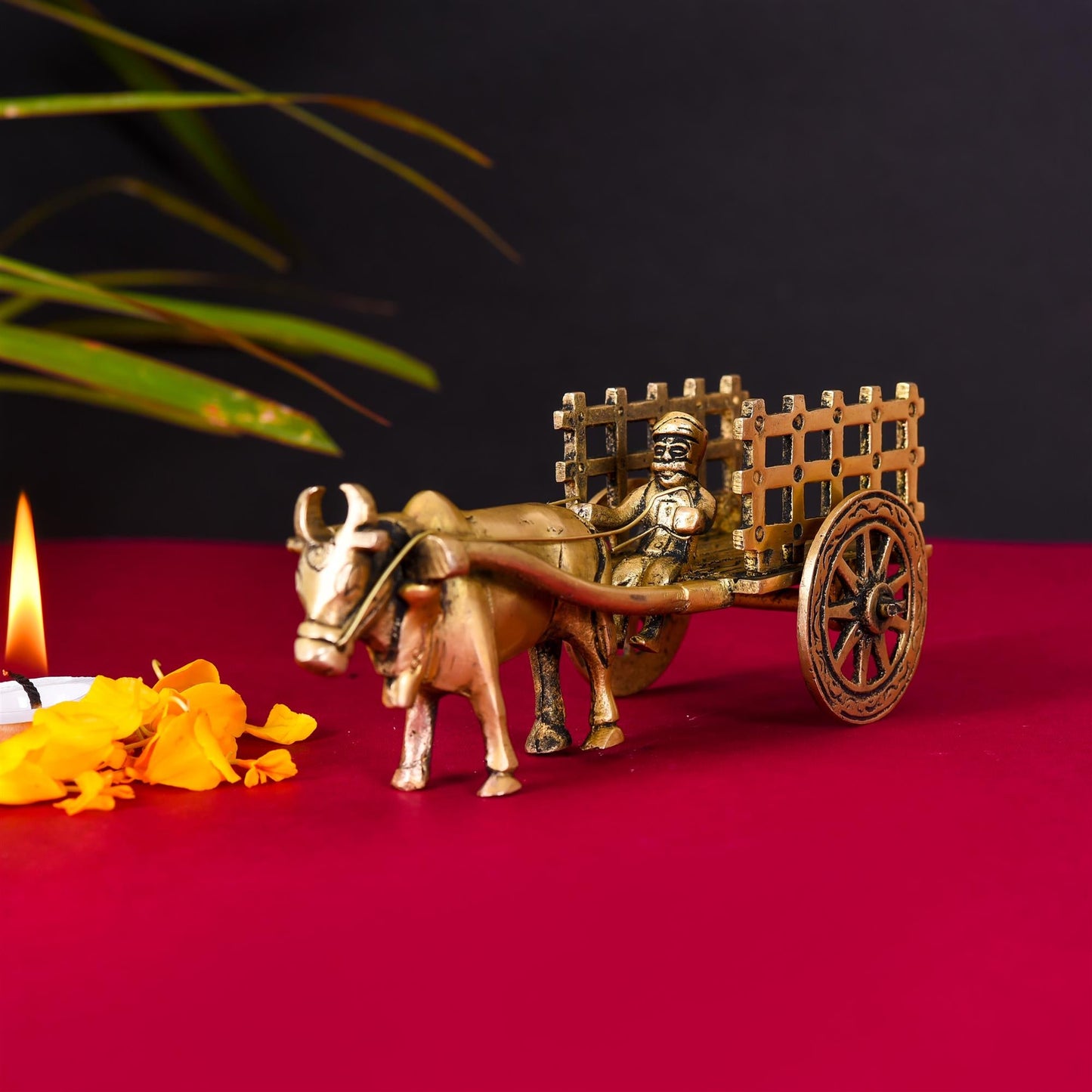 Brass Single Bullock Cart (2.5 Inch)