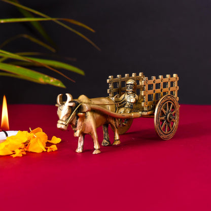 Brass Single Bullock Cart (2.5 Inch)