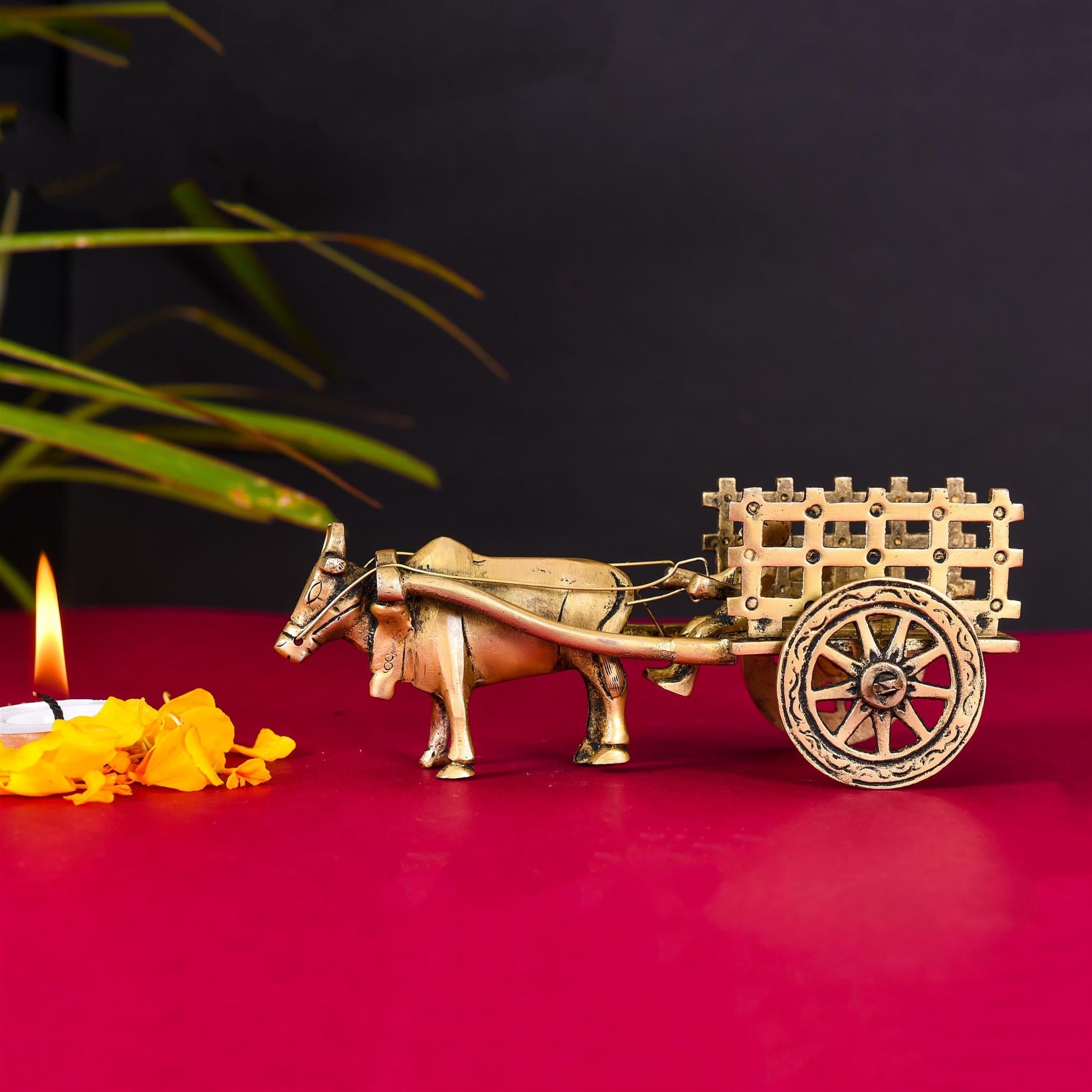 Brass Single Bullock Cart (2.5 Inch)