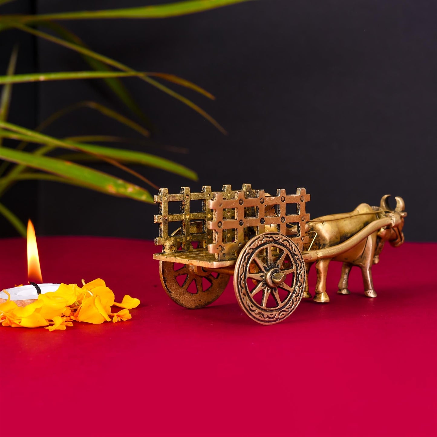 Brass Single Bullock Cart (2.5 Inch)