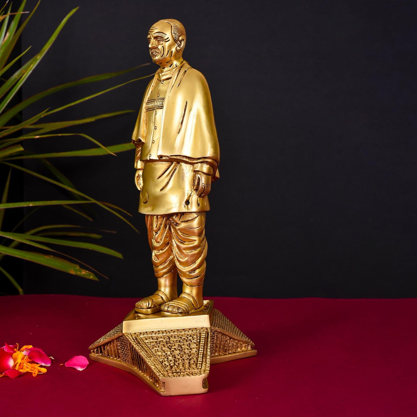 Brass Vallabh Bhai Patel Statue (Statue Of Unity) (13 Inch)