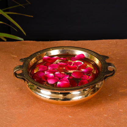 Brass Traditional Urli/Floater (4 Inch)