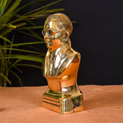 Brass Bhimrao Ambedkar Bust Statue (8 Inch)