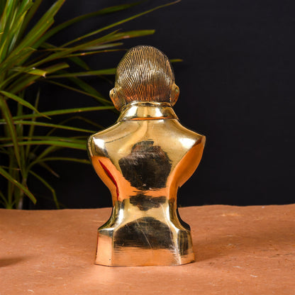 Brass Bhimrao Ambedkar Bust Statue (8 Inch)