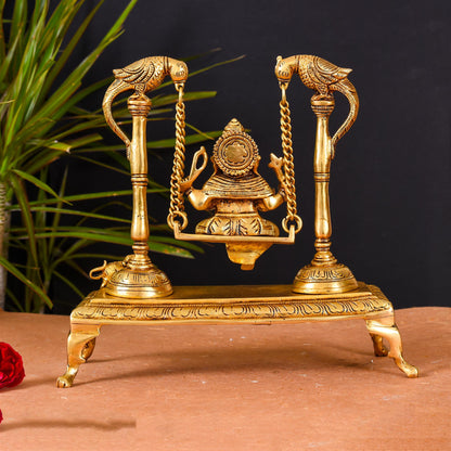 Brass Superfine Ganesha Swing/Jhula (10 Inch)