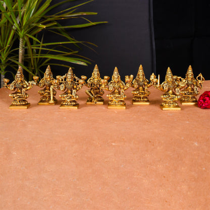 Brass Superfine Ashtalakshmi Set
