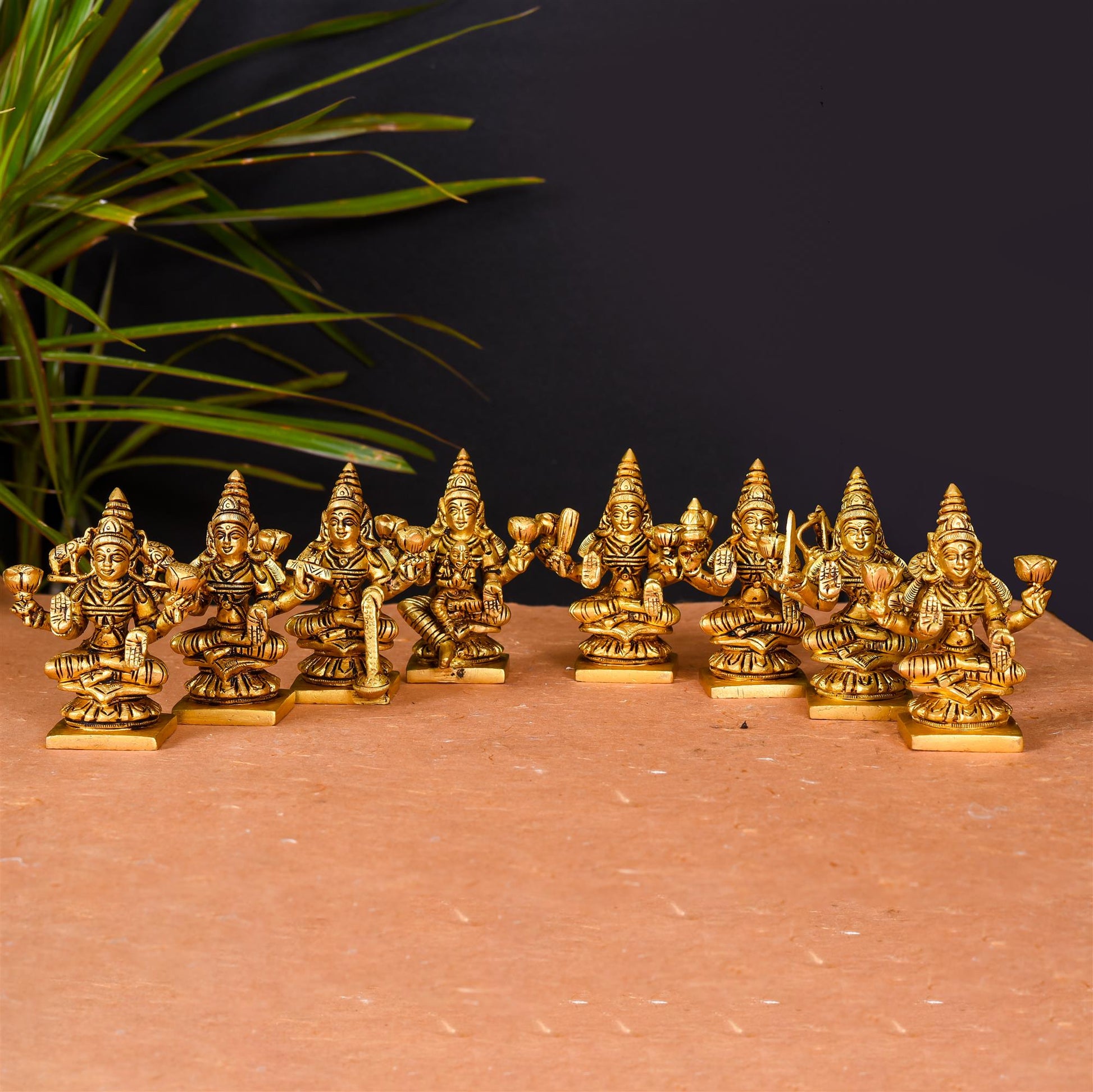 Brass Superfine Ashtalakshmi Set