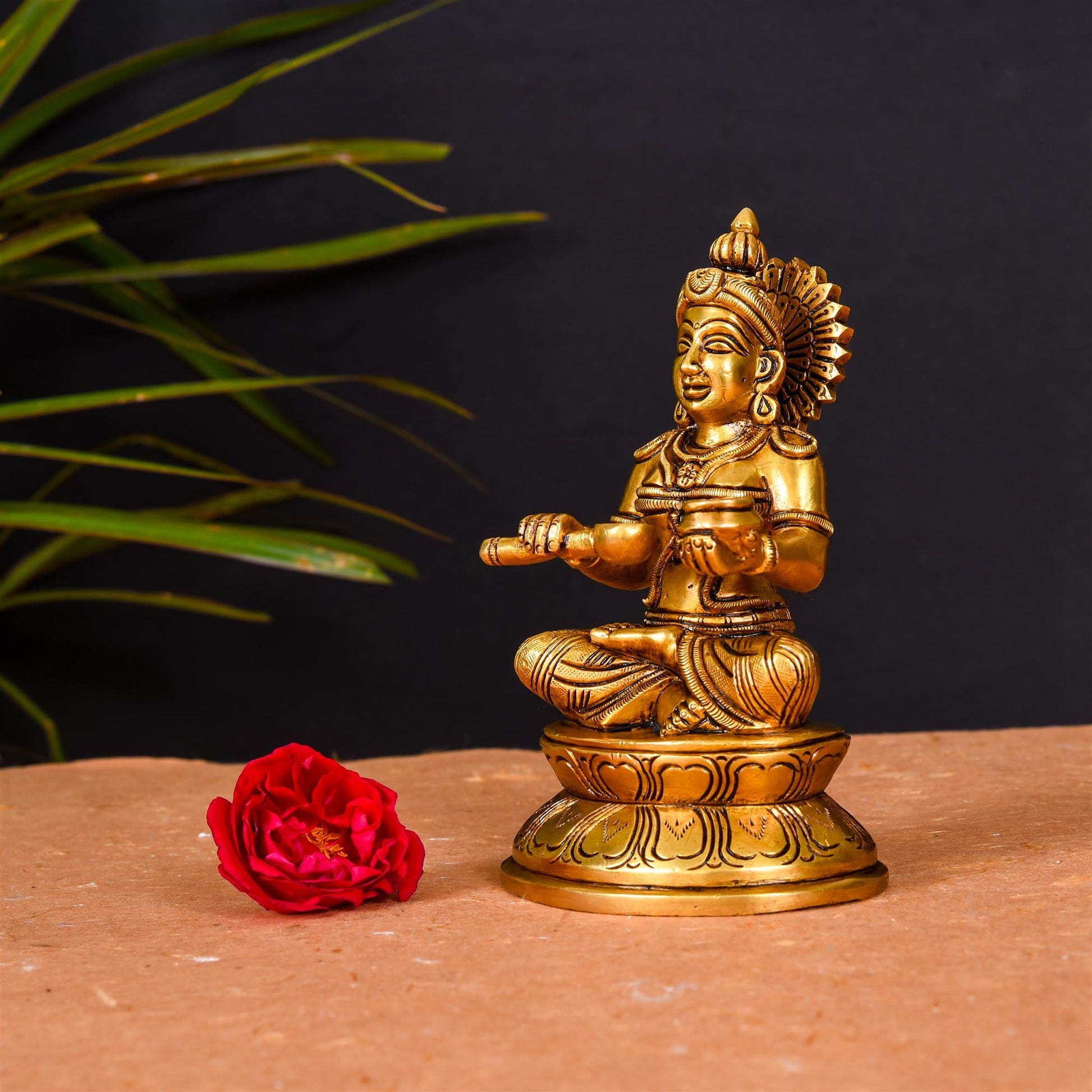 Brass Superfine Annapurna Devi Statue (6.5 Inch)