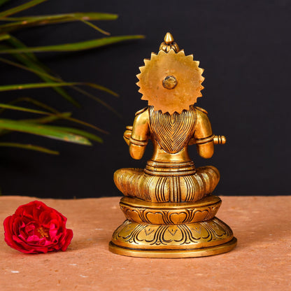 Brass Superfine Annapurna Devi Statue (6.5 Inch)