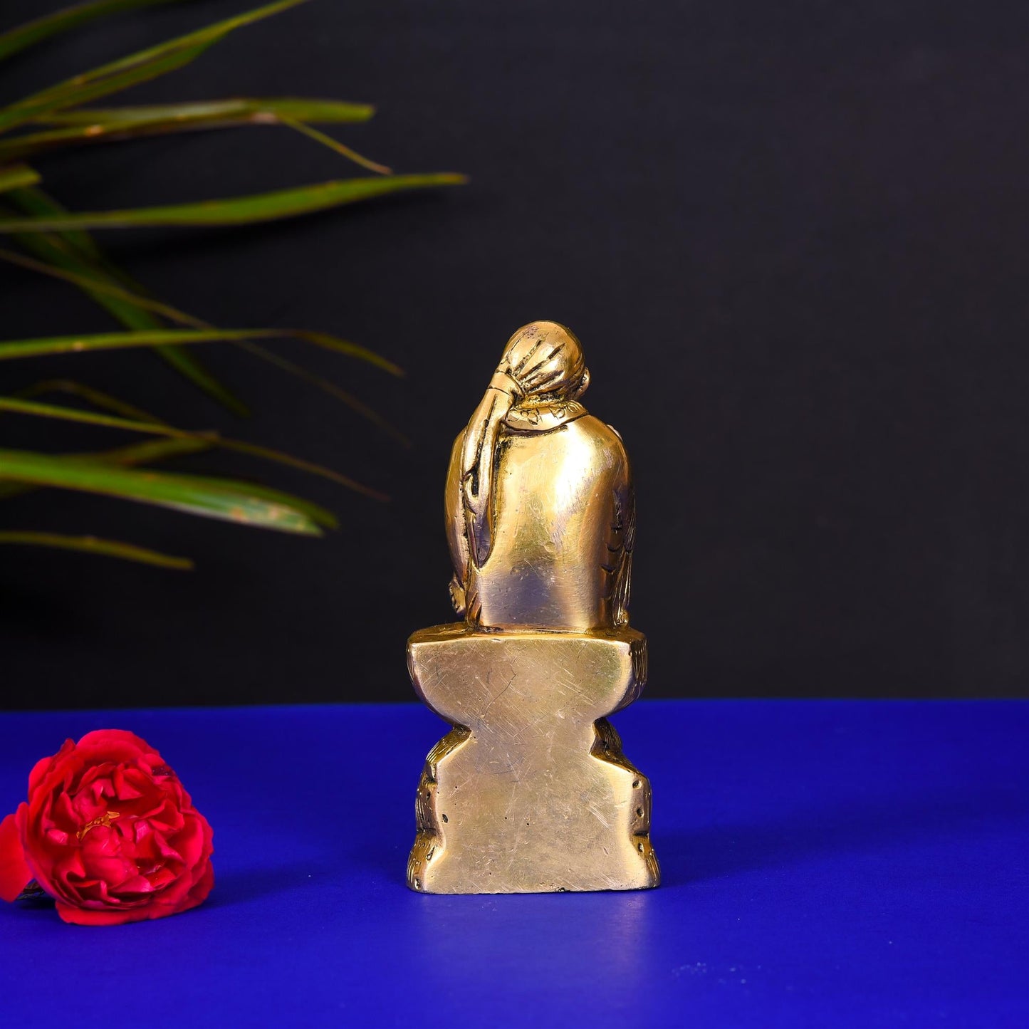 Brass Sai Baba Statue/Idol (5.2 Inch)