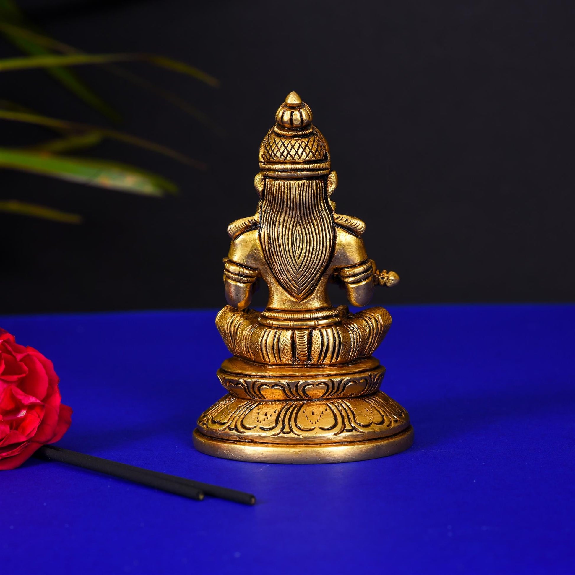 Brass Superfine Annapurna Devi Statue (4 Inch)